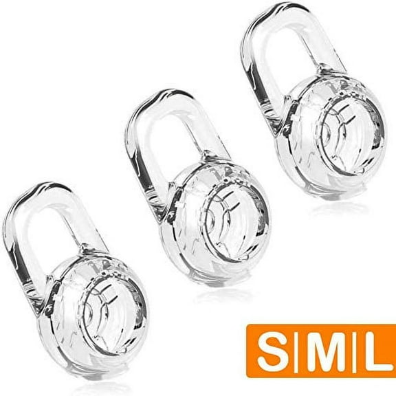 epacks Earpads Bluetooth Headphone Headset, Silicone Ear Gels Spare Tips Ear Buds Replacement Compatible M155 M165 M1100 M100 M180 M55 M28 M25 Marque 2 Wireless Headphones (Small, Medium, Large)