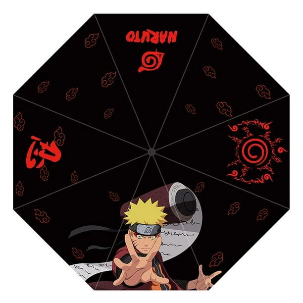 kaboer saicowordist anime umbrella dual use sunscreen folding umbrella uv resistant cartoon printing couple umbrella walmart com