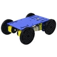 thumbnail image 2 of de Chasis Robótico Inteligente DC Gear Motor Mecánico de Aleación de Aluminio DYNWAVEMX 4WD Smart Robot Chassis Car, 2 of 8