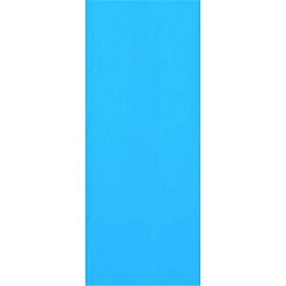 Swimline LI124820 12 ft. 48 & 52 in. D Round Above Ground Swimming Pool & Blue Overlap Liner