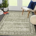 thumbnail image 2 of Hasoo 6' x 9' Area Rug for Living Room Boho Vintage Rug Non Slip Throw Rugs Floral Indoor Carpet, Tan, 2 of 6