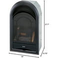 thumbnail image 3 of ProCom Ventless Fireplace Insert Thermostat Control Arched Door - 10,000 BTU Model: PCS100T, 3 of 4