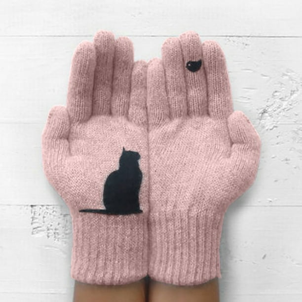 ladies cat gloves