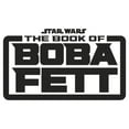 thumbnail image 2 of Women's Star Wars: The Book of Boba Fett Black Logo  Graphic Tee White Medium, 2 of 4