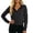 Black, variant on Jane Wardrobe Half Zip Collar Cropped Sweatshirt Women's Solid Loose Long Sleeve Cotton Feel Layering Pullover 1PC S-XXL Plus Size Friendly