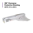 thumbnail image 1 of 3M Paint Spray Protection Cover 06727 Self Adhesive; Plastic; 400 Foot Length x 12 Foot Width; Transparent, 1 of 4