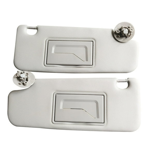 Left Driver & Right Passenger Side Car Sun Visor For Chevrolet Sonic 2012-2016, Sun Visor Replacement With Makeup Mirror, Replaces P95327509, Gray-a pair