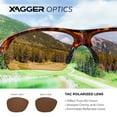 thumbnail image 4 of Xagger Polarized Lightweight UV400 Wrap Around Sport Sunglasses for Men Women Baseball Softball Running Glasses, 4 of 6