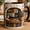 Black, variant on Chef Dad Accent Mug Father's Day Gift, Custom Mug for Dad with Chef Knife Pan Apron Design