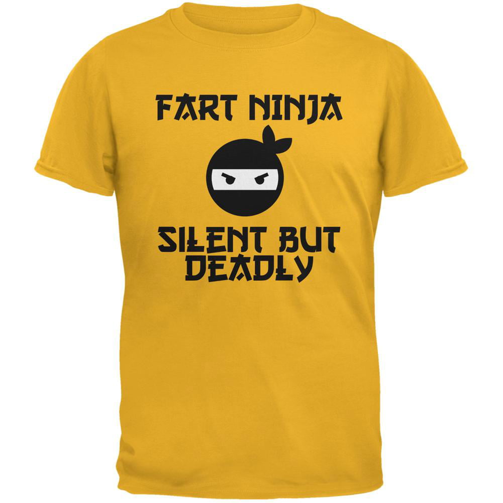 Fart Ninja T Shirt Mens Tshirt Green T-Shirt Funny Novelty Large Cotton XXL 3XL 