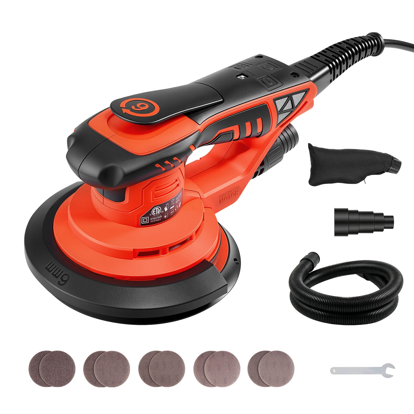 ridgid r2611 sander, 6-inch vs random orbit sander - Walmart.com