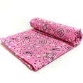 thumbnail image 2 of Shason Textile Craft Project Poly Cotton Bandana Print Precut Fabric (3 Yards, Pink), 2 of 2