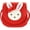 Red, variant on Cute Rabbit Ear Bow Crossbody Purse,PU Shoulder Handbag for Kids Girls Toddlers