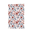 thumbnail image 6 of Wukai Red Blue Leaves Print Garden Flag 12.5x18 Inch Double Sided Sun-resistant Rain-resistant, Wrinkle-resistant Colorfast(Only Flag), 6 of 7