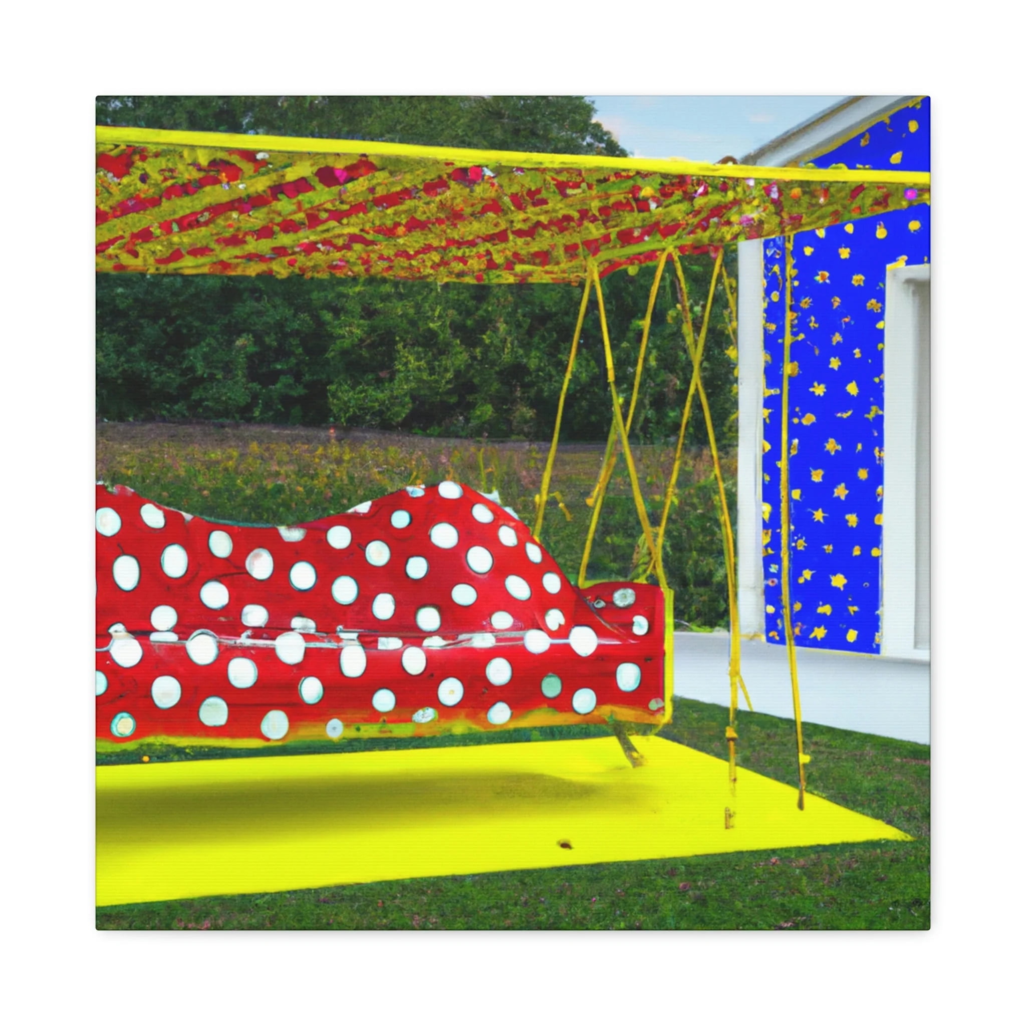 Porch Swing Impressionism Canvas