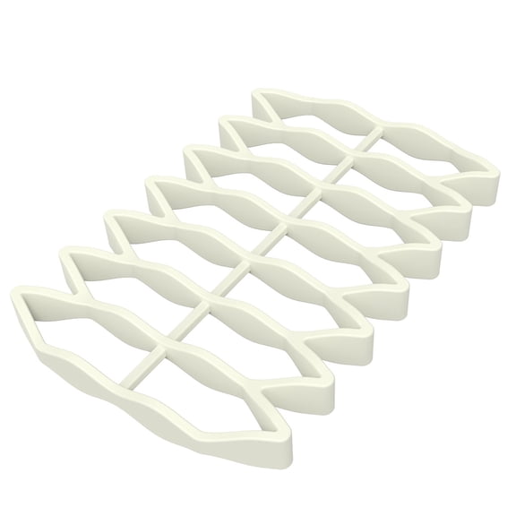 Silicone Trivet Mat, Heat Resistant Up to 446°F Non-Slip Counter Protector for Hot Pots Pans Bowls, Dishwasher Safe Kitchen Mat, 6.1x9 Inch, 1 Pcs