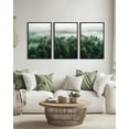 thumbnail image 6 of SHENIFY Large 24x36in3pcs Black Framed Green Fog Pine Tree Wall Art Nature Misty Nordic Forests Morden Decor Artwork Prints Rustic Living Room Home Office, 6 of 8