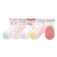thumbnail image 1 of 5 pares de calcetines tobilleros para bebés y niñas, calcetín de algodón para niños pequeños, calcetín de princesa, calcetines finos de primavera y verano Zhivalor BST3005322-4, 1 of 6