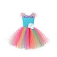 thumbnail image 5 of WERYOUNG Child Girls Dress Birthday Festival Performance Clothes Dress Sequin Mesh Dress Fairy Dance, 10-12 Years, 5 of 8
