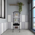 thumbnail image 3 of Bird Cage with Wheels,  Breeding Cage for Parrots, Large Bird Cage on Balconies, in Homes, Shops, and More (18*14.6*54in), 3 of 12