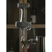 Ebros Mythology God Thor Hammer Mjolnir Novelty Beer Tap Handle Figurine W/ Base