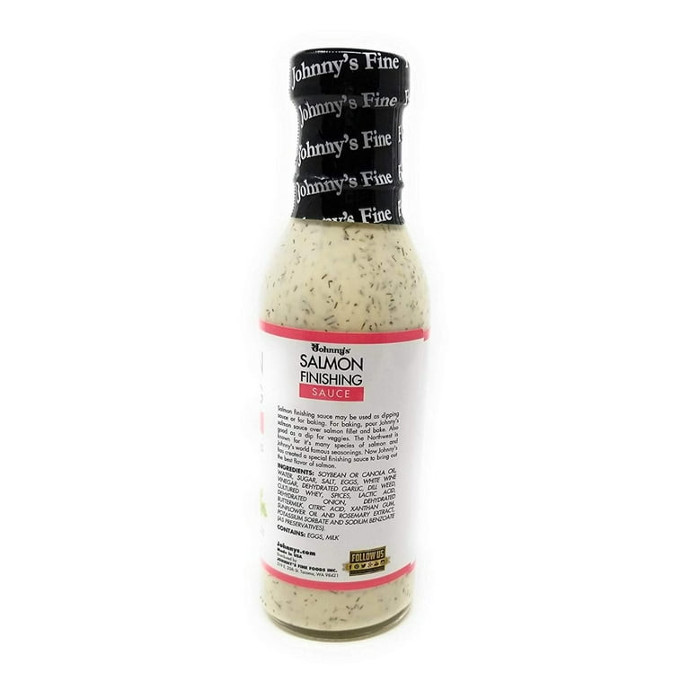  Johnny's Salmon Finishing Sauce 12 Oz(Pack of 3) : Fish Sauces  : Grocery & Gourmet Food