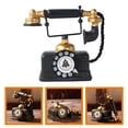 thumbnail image 2 of Small Telephone Ornament Micro House Telephone Model Retro Telephone Model, 2 of 8