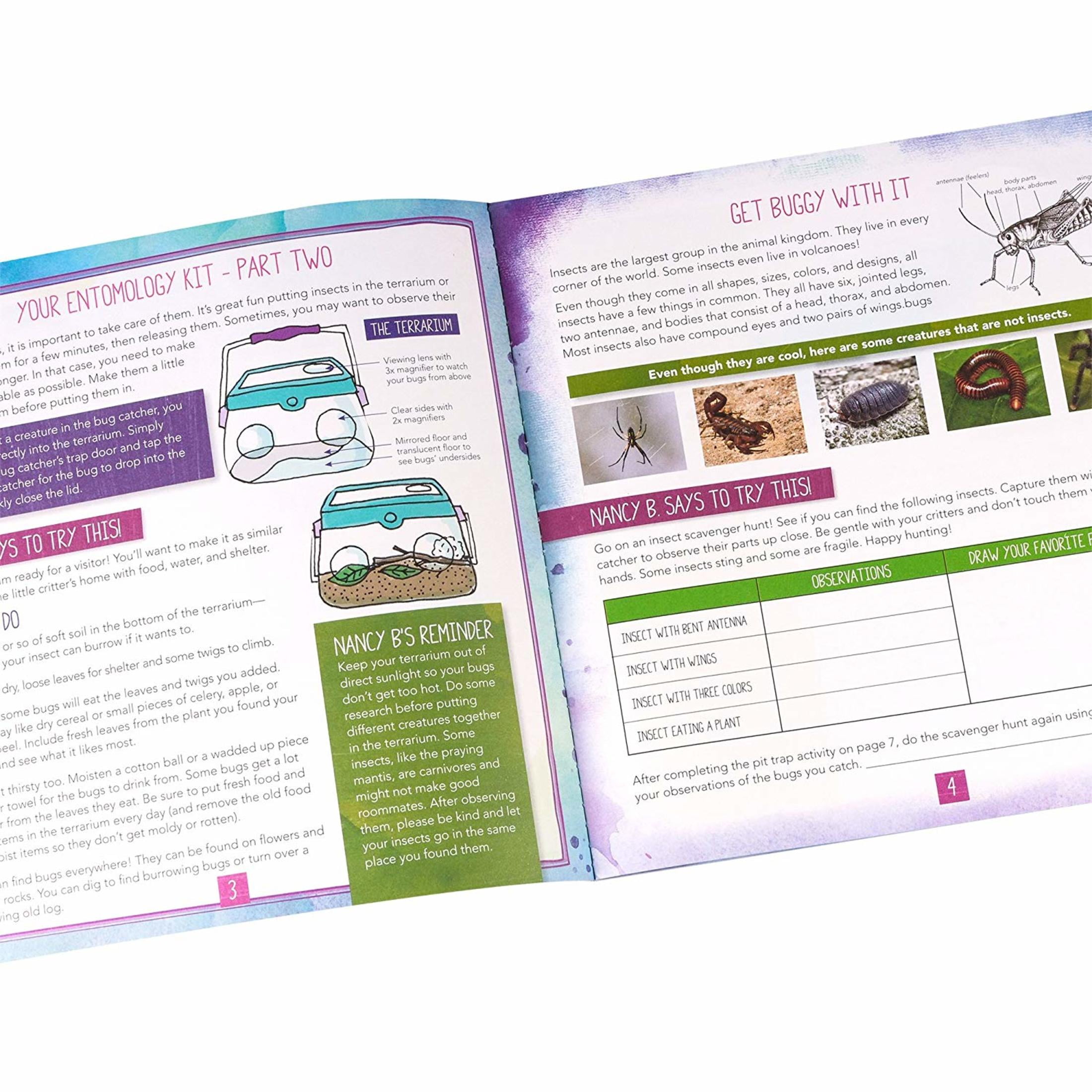 Educational Insights Nancy B's Science Club Bug Discovery Lab Kids Outdoor Toys, Collect & Study Bugs, Includes Pit Trap & Bug Catcher, Ages 8+