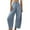 Light Blue, variant on Womens Casual Boyfriend Barrel Jean Pants Wide Leg Mid Waist Cropped Raw Hem Denim Pants Y2k Baggy Harem Jeans with Pockets(Light Blue,L)