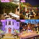 thumbnail image 4 of Guirnalda de luces solares navideñas KerKoor, 2 x 22 m, 200 LED, multicolor, 4 of 8