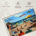 thumbnail image 6 of Elephant Stock Dog Beach Wall Art - Horizontal Canvas Wall Art - Living Room Wall Decor - Humor Canvas - Blue And Beige Decor By Lucia Heffernan - 12" x 8", 6 of 8