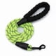 thumbnail image 5 of Collar reflectante negro para perros, collar ajustable para mascotas con acolchado de neopreno suave para perros pequeños, medianos y grandes, cuerda de escalada., 5 of 5