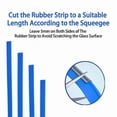 thumbnail image 3 of Replacement Squeegee Rubber Window Cleaning Tool Part Squeegee Shower Cleaner, 3 of 5