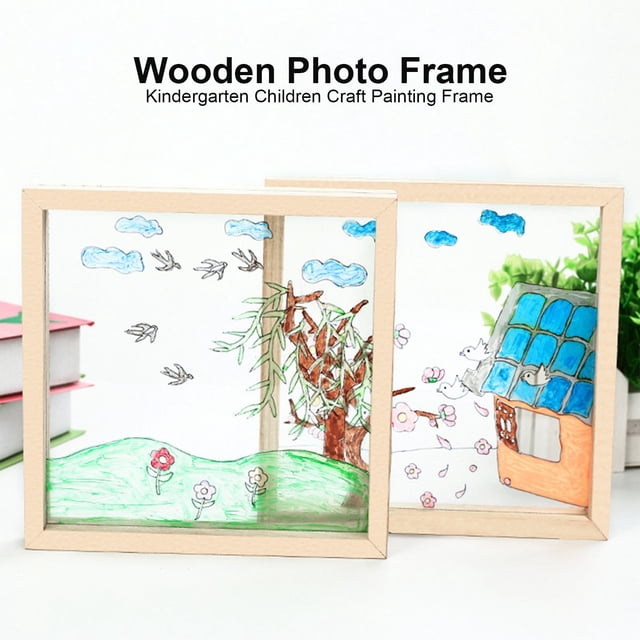 YAOMOBB Photo Frame Transparent Picture Frame Burr free Decorative DIY Option