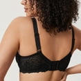 thumbnail image 2 of DELIMIRA Women's Plus Size Minimizer Bras Full Coverage Lace Unlined Underwire Bra B-K Cups, 2 of 5
