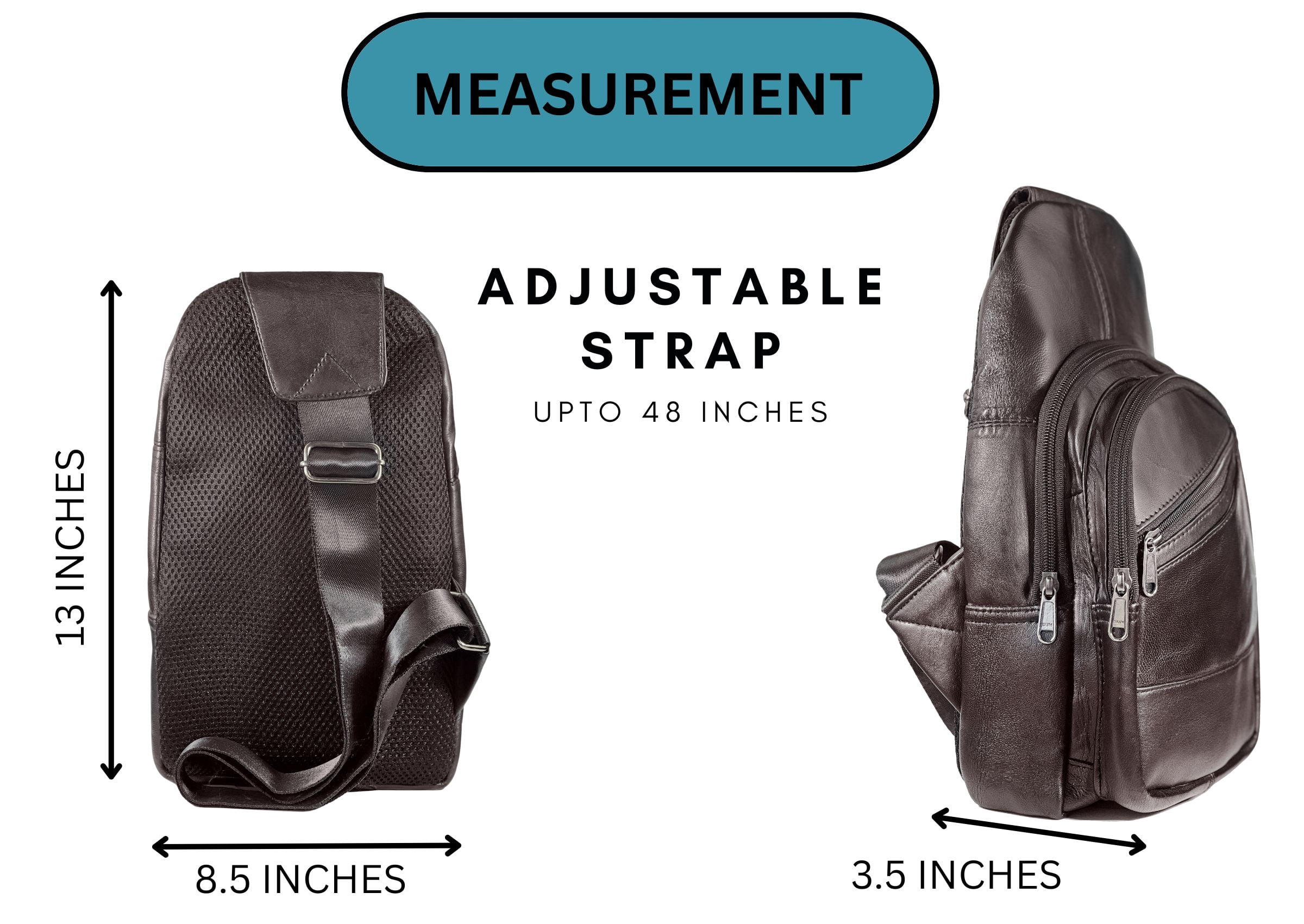 Sling Bag Crossbody Bag Shoulder Pack Lightweight Travel Hiking Men Women-by Bullz