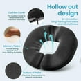 thumbnail image 5 of Lolsea Donut Pillow Seat Cushion for Tailbone Pain Relief, Donut Chair Cushion by Ergonomic for Sciatica, Hemorrhoids, Postpartum Pregnancy, Coccyx Pain Relief Cushion for Home, Office, 5 of 6