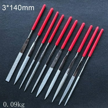 FANJIE 10pcs Guitar File Fret Nut Saddle Slot Grinding File Set Luthier Repair Tool