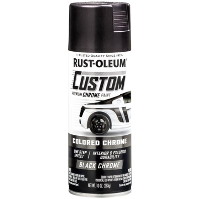 Buy Black Rust Oleum Automotive Custom Chrome Gloss Spray Paint 10 Oz Online In Uae 873215298