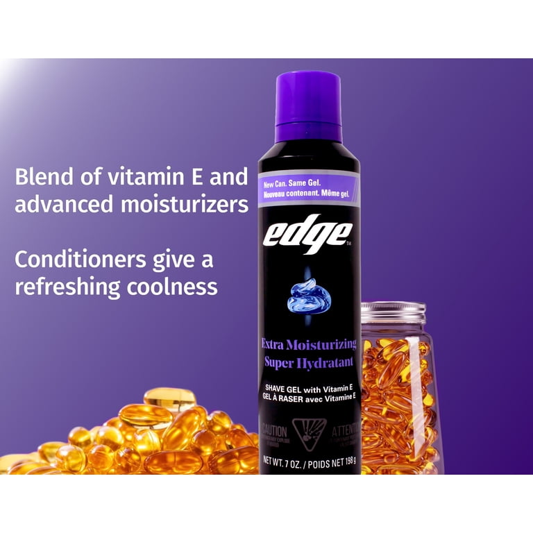Edge Shave Gel Extra Moisturizing with Aloe & Protection, Foaming