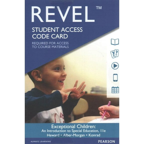 Exceptional Children: An Introduction to Special Education -- Revel Access Code, 9780134303284, 0134303288, Paperback, 11 edition