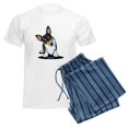 thumbnail image 6 of CafePress - Kiniart Tricolor Corgi Men's Light Pajamas - Men's Light Loose Fit Cotton Pajama Set, 6 of 7