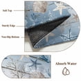 thumbnail image 6 of Blue Coastal Area Rugs 8'x10', Washable Small Throw Rugs for Living Room Patio, Beach Ocean Nautical Seashells Starfish Coral Indoor Outdoor Rug Non-Slip Low Pile Carpet Runner Reversible Floor Mats, 6 of 8