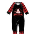 thumbnail image 4 of Family Matching Christmas Pajamas Christmas Print Blouse Tops And Pants Set Long Sleeve Mom And Daughter Pajamas Christmas Family Gifts Baby Pajamas 3-6 Months, 4 of 4