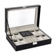 thumbnail image 4 of Caja de reloj con 8 ranuras, organizador, caja de reloj portátil, joyero, regalo del Día de San Valentín, 4 of 10
