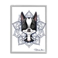 thumbnail image 3 of Stupell Industries Relaxed Puppy Dog Meditation Blue Arabesque Pattern, 16 x 20, Design by Brian Rubenacker, 3 of 5
