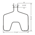thumbnail image 2 of ERP WB44T10010 Oven Bake Element, 2 of 8