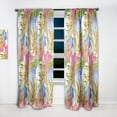 thumbnail image 2 of DESIGN ART Designart 'Tropical Foliage IV' Mid-CenturyCurtain Single Panel 52 in. wide x 84 in. high - 1 Panel 84 Inches, 2 of 5
