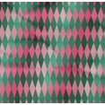 thumbnail image 4 of oneOone Cotton Poplin Twill Dark Pink Fabric Argyle Check Dress Material Fabric Print Fabric By The Yard 56 Inch Wide, 4 of 4