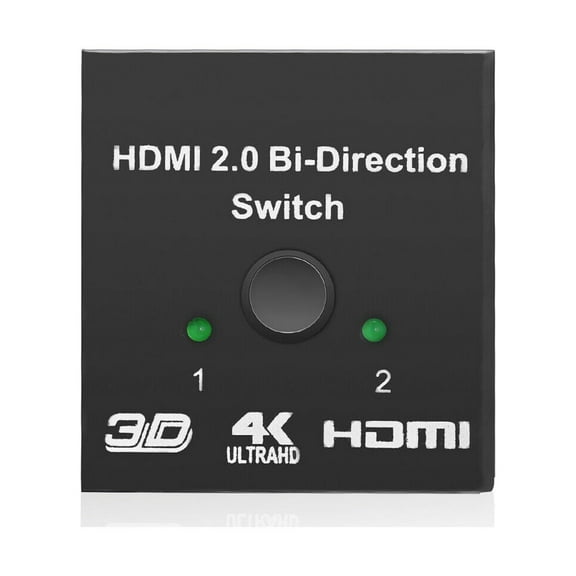 HDMI 2.0 HDTV Switch Switcher Splitter Bi-Direction Hub HDCP 2x1 1x2 In Out 4K